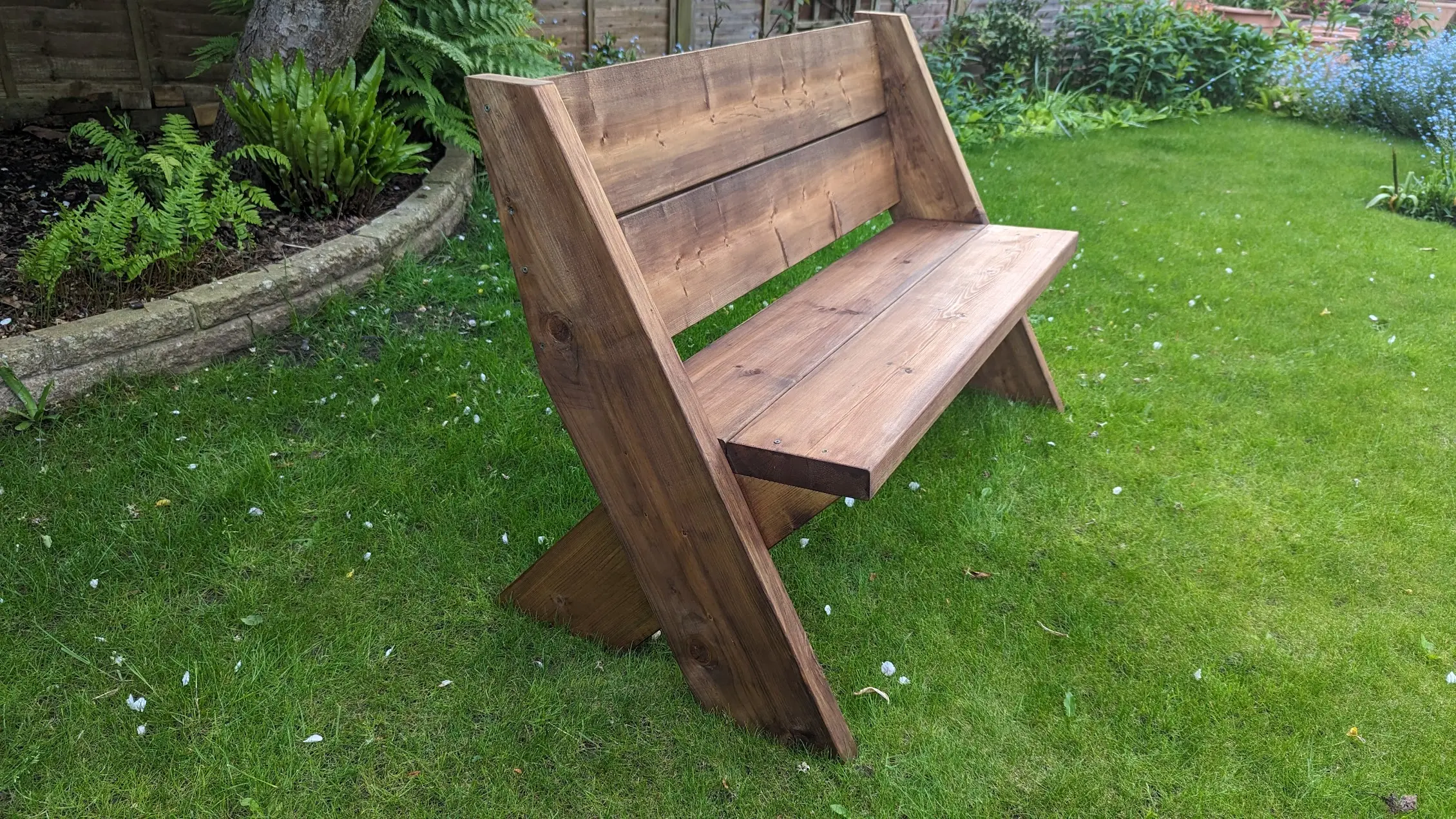 Rustic garden furniture