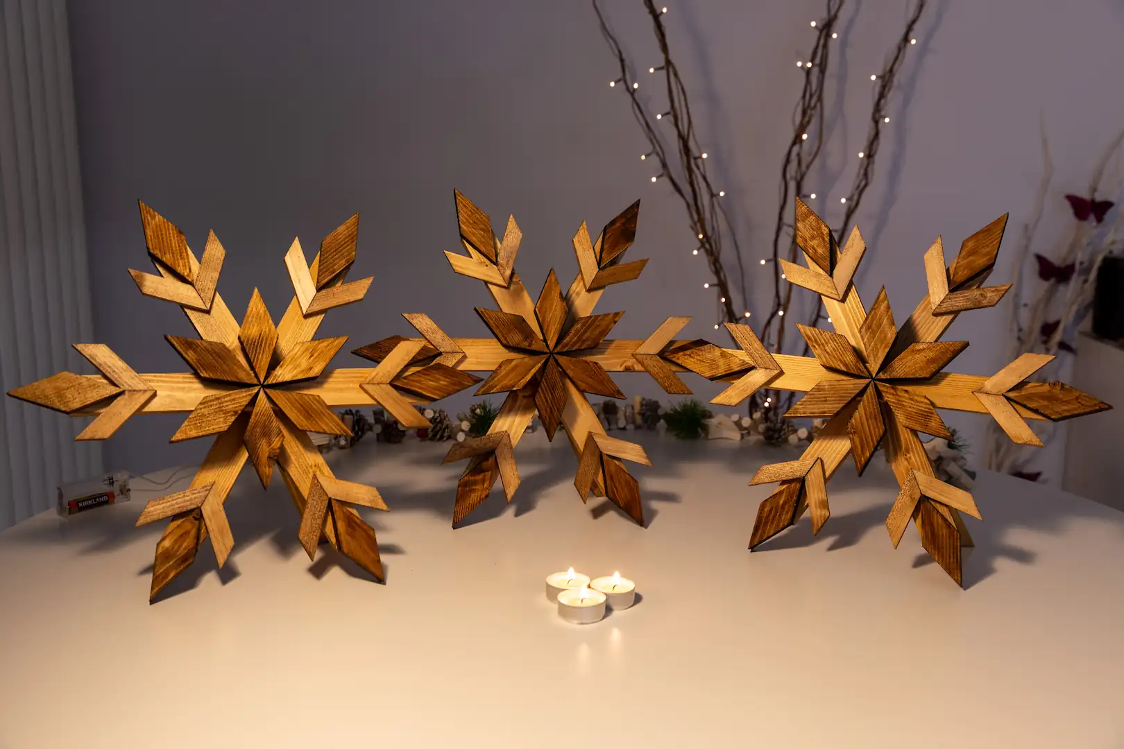 Handcrafted wooden furniture