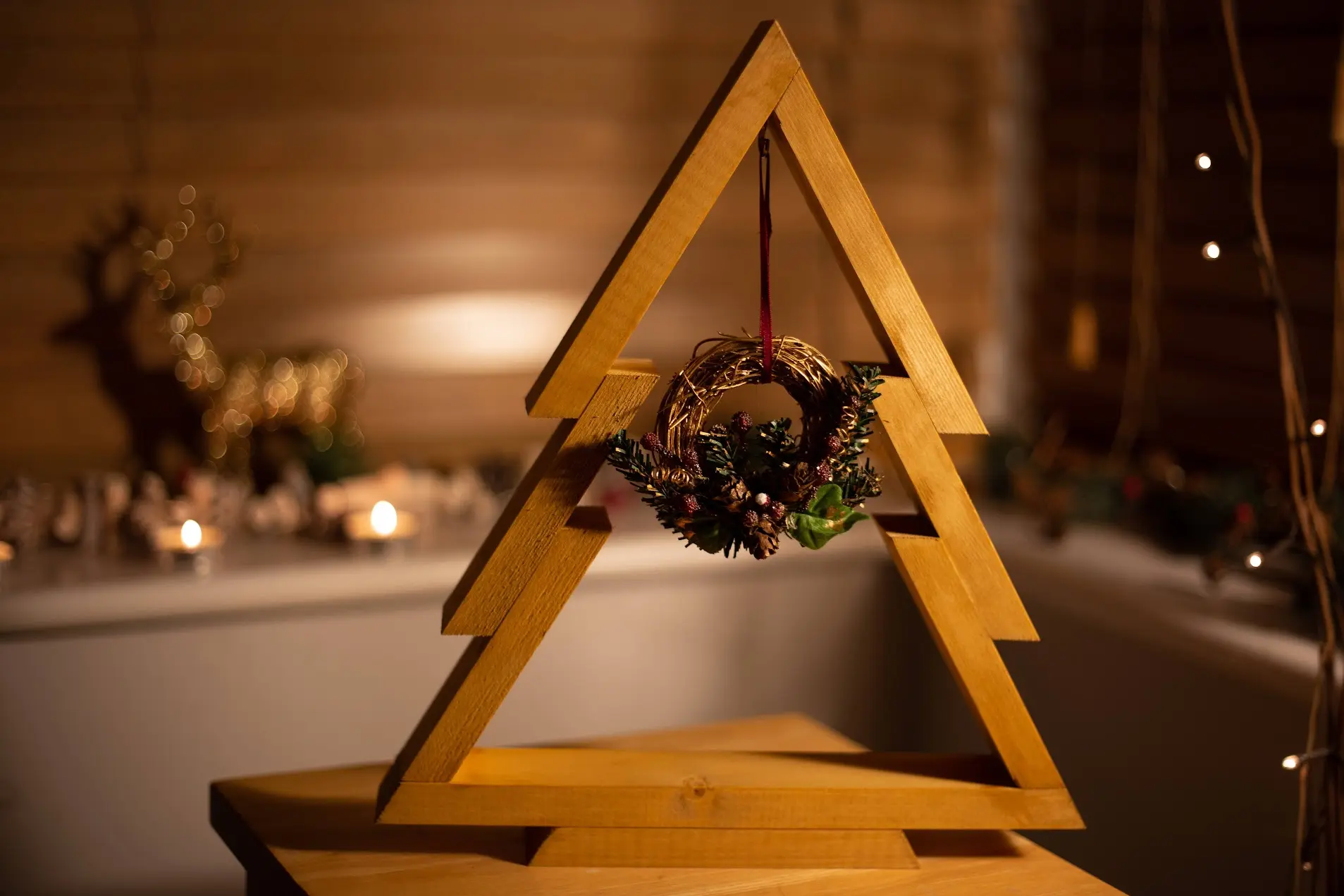 With decorations